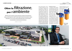 Beyond filtration, for the environment - MP Filtri