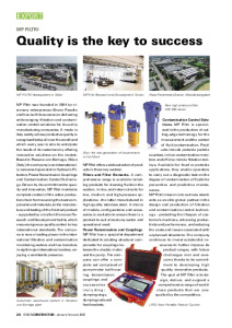 Quality is the key to success - MP Filtri