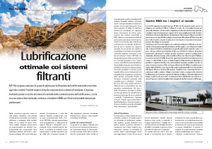 Optimal lubrication with filter systems - MP Filtri