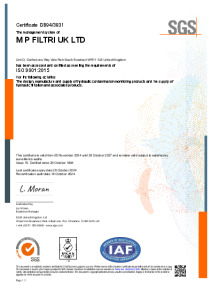 Quality, Environment & Certifications - MP Filtri
